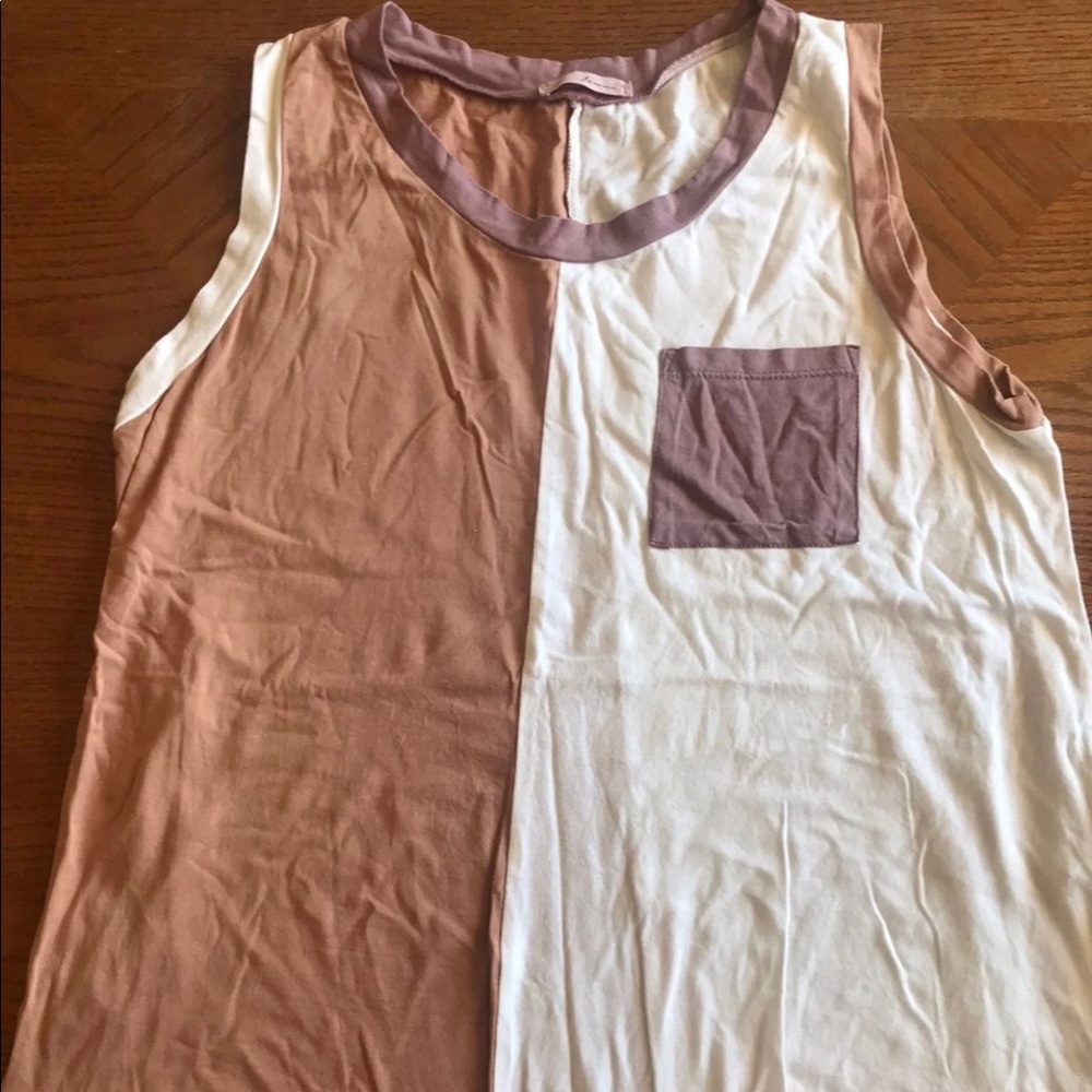 Colorblock tank top